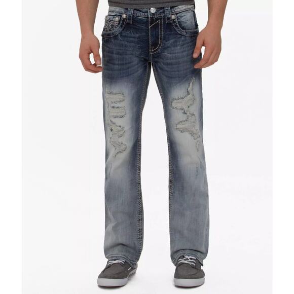 RockRevivalMikaelStraightJeanSIZE36Likenew